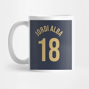 Jordi Alba 18 Home Kit - 22/23 Season Mug